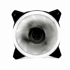 Ventilador caja phoenix gaming doble anillo led blanco 120mm PHFACTORFAN12W