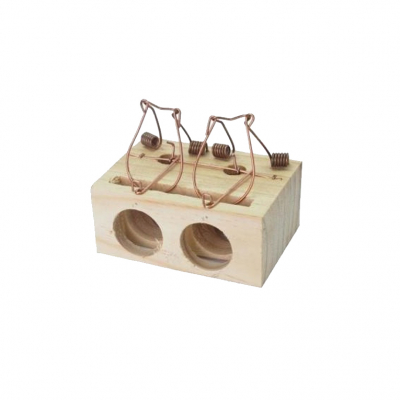 Ratonera 2 entradas pequeña 9,5x6,4x4,1cm (blister 1 unid.)