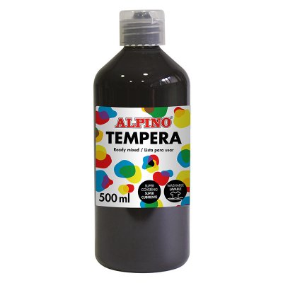 DM010183 tempera 500 ml Botella Negro