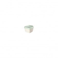 TAPER CUADRADO MILAN CAPACIDAD 0.33L APTO PARA MICROONDAS CONGELADOR ESQUINAS REDONDEADAS EXTERIOR MATE TAPA VERDE 085111GR