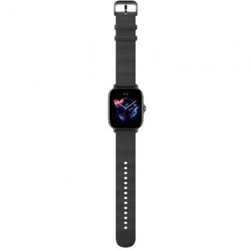 Amazfit GTS 3 Mini Reloj Smartwatch - Pantalla Amoled 1.75 - Caja de Aluminio - Bluetooth 5.1 - Resistencia al Agua 5 ATM - Color Negro