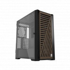 Caja phoenix artisan noble negra con frontal de madera atx cristal templado gaming cristal templado filtros antipolvo tipo c