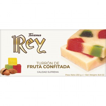 Turrón Rey Fruta 250Grs