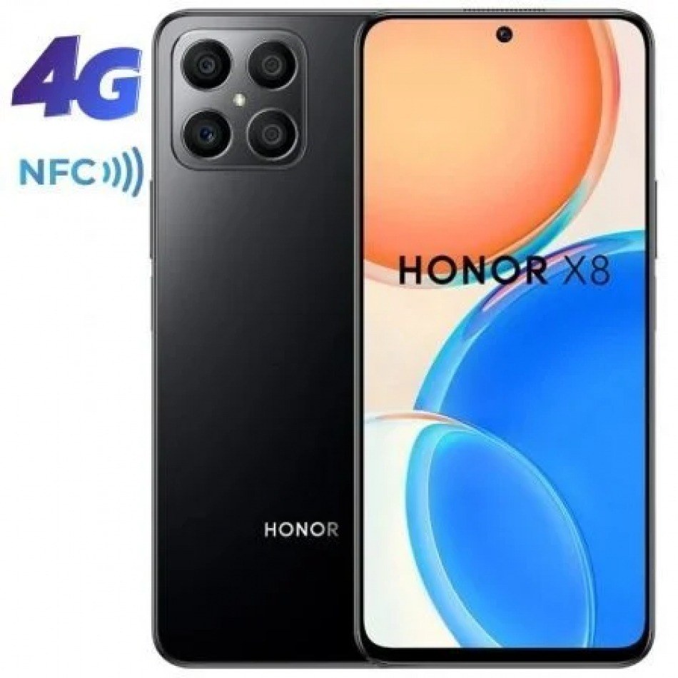 Smartphone Honor X8 6GB/ 128GB/ 6.7/ Negro Noche