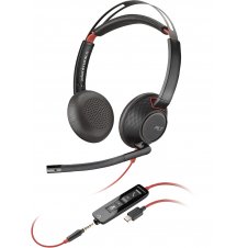 POLY Auriculares Blackwire C5220 USB-C + Cable en línea
