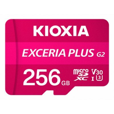 MICRO SD KIOXIA 256GB EXCERIA PLUS G2 UHS-I C10 CON ADAPTADOR