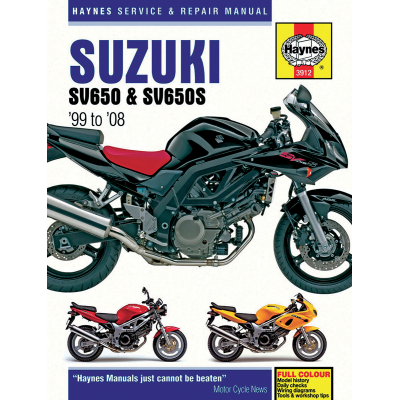 Manual de reparación motocicleta HAYNES 3912