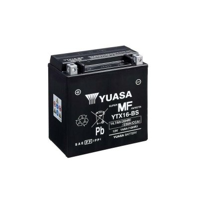 Yuasa battery YTX16-BS Combipack (con electrolito) YTX16-BS