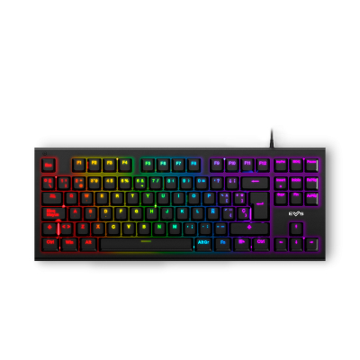 ESG K6 Mechanik teclado Juego USB QWERTY Español Negro