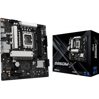 B860M-X Intel B860 LGA 1851 (Socket V1) micro ATX