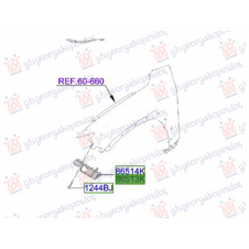 SOPORTE LATERAL DE PLASTICO PARA PARACHOQUE DELANTERO (O)