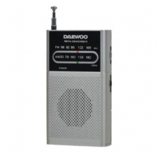 Radio Portátil Daewoo DW1027/ Plata