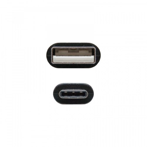 Nanocable CABLE USB2.0 A/M - USB TIPO C/M 1.0M NEGRO 3A