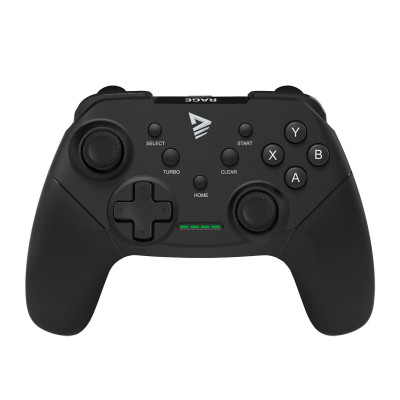 Mando PC y PS3 NGS Rage Wireless - Inalámbrico USB - Negro - Control analógico