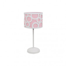 Sobremesa Orlando Rosa/blanco 1xe14 42x18x18 Cm