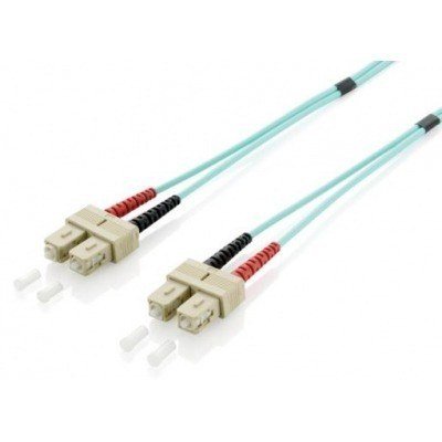 Equip 255322 cable de fibra optica 2 m SC OM3 Turquesa
