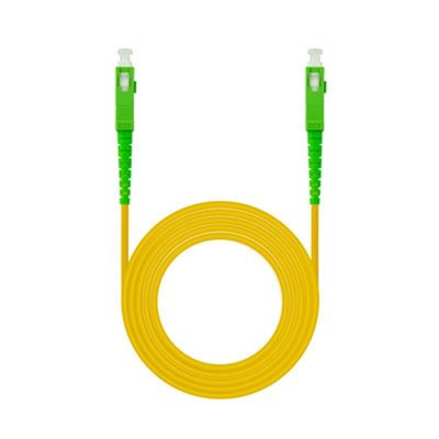Nanocable Cable fibra SC/APC LSZH Amarillo 10m