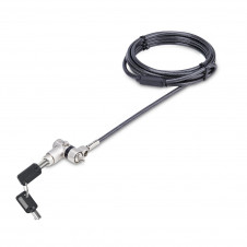 StarTech.com Cable de Seguridad con Candado Universal 3 en 1 para Portátil - Cable Antirrobo Compatible con Noble Wedge&reg;/Nano/K-Slot para Portát