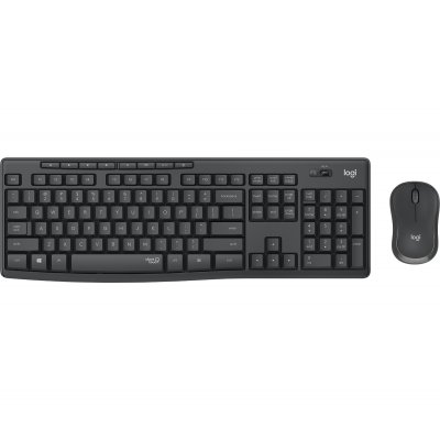 Teclado y Ratón Inalámbricos Logitech Silent Touch MK295 Grafito