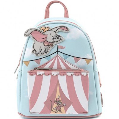Mochila longefly disney dumbo volando sobre el circo
