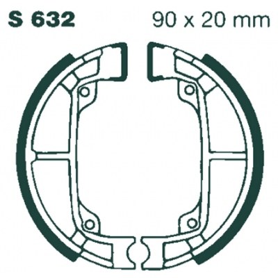 Zapatas de freno estándar EBC S632