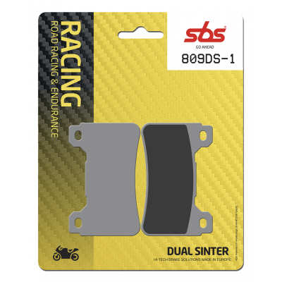DS Racing Dual Sintered Brake Pads SBS 809DS1