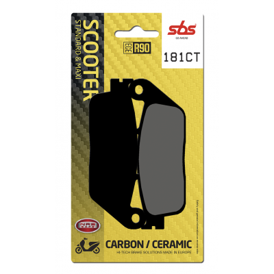 CT Scooter Carbon Tech Organic Brake Pads SBS 181CT