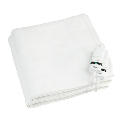 Denmark+ Manta eléctrica 60 W Blanco Tela