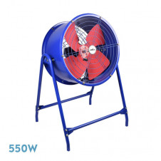 Ventilador Industrial Dana Azul/rojo 550w 1vel 4aspas C/soprte 103x58x32cm