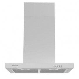 Campana decorativa de pared horizontal Corberó VOSTOK660W, t-invertida, 60 cm, 648 m3/h, clase A, 3 velocidades, 71dB, filtro aluminio, 2 luces...