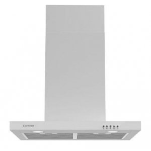 Campana decorativa de pared horizontal Corbero VOSTOK660W, t-invertida, 60 cm, 648 m3/h, clase A, 3 velocidades, 71dB, filtro aluminio, 2 luces LED, blanco