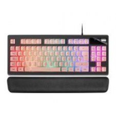 Teclado Mars Gaming Tkl Led Rgb Usb Rosa
