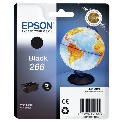 Epson T266 Negro Cartucho de Tinta Original - C13T26614010