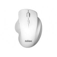 Ratón Nilox Óptico Rf 3200dpi Plata/blanco