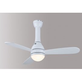 Ventilador de techo FM VT105 SOFT, 105 cm, motor DC, 50W, con mando a distancia y luz