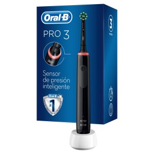 DENTAL ORALB PRO3 negro +4RECAMBIOS CROSSACTION