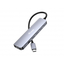 Equip 133499 base para portátil y replicador de puertos Alámbrico USB 3.2 Gen 2 (3.1 Gen 2) Type-C Gris