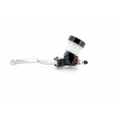 BERINGER Classic Racing Axial Brake Master Cylinder Ø14,5mm Plug-In Reservoir Black (Type A Lever - 16cm Silver) BARR10B-MLEAS