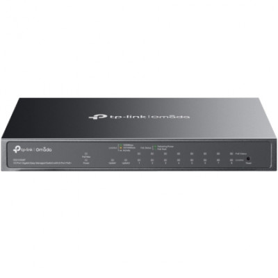 Switch TP-Link Omada ES210GMP 10 Puertos/ RJ-45 10/100/1000/ PoE+/ SFP