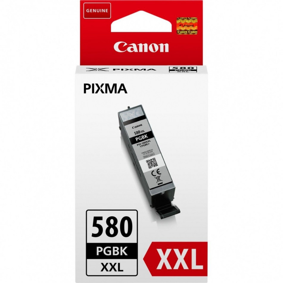 CARTUCHO TINTA CANON PGI-580PGBK XXL NEGRO PIXMA TR7550 / TR8550 / TS6150 / TS6151 / TS8150 / TS8151 / TS8152 / TS9150 / TS9155