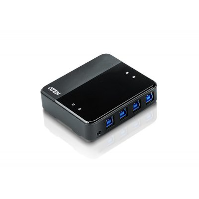 Switch de periféricos USB 3.2 Gen1 de 4 x 4 puertos
