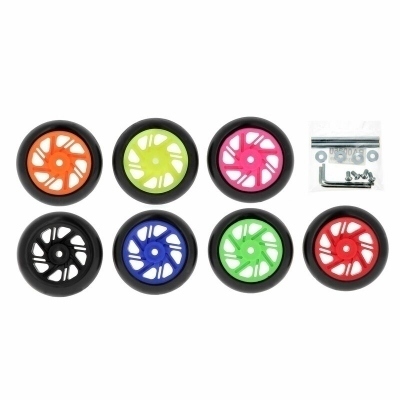 Set de dos ruedas rosas para caballete paddock PT08980