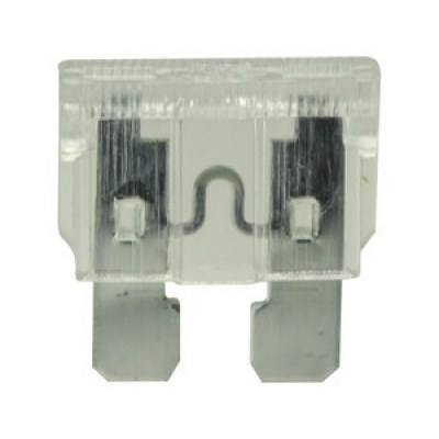 Fusible Plano Coche 25Amp 19x19mm BLANCO