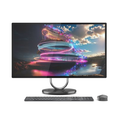 Yoga AIO 32ILL10 Intel Core Ultra 7 258V 80 cm (31.5) 3840 x 2160 Pixeles PC todo en uno 32 GB LPDDR5x-SDRAM 1 TB SSD NVIDIA GeForce RTX 4050 Windows 11 Home Wi-Fi 7 (802.11be) Gris