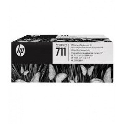 Cabezal impresion hp 711 c1q10a negro amarillo cian magenta t120