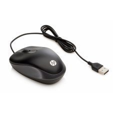 Hp Raton de viaje ambidextro usb tipo-a 1000dpi optico negro