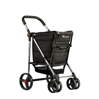 CARRO COMPRA ROLSER BAS001 BASKET POLAR 4 RUEDAS 2GIRAT. PLEG. NGO