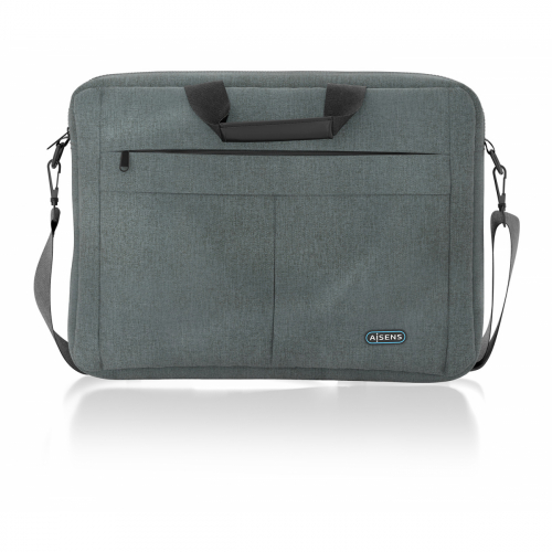 AISENS - MALETIN PREMIUM PARA PORTATIL 15,6, GRIS