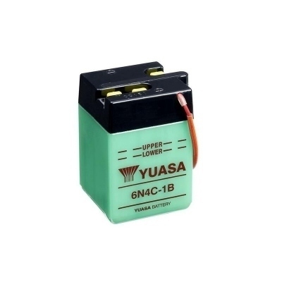 Yuasa battery 6N4C-1B Dry charged (sin electrolito) 6N4C-1B