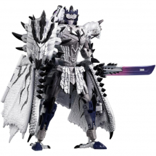 Transformers x monster hunter - silver rathalos prime synergenex series takara tomy 5.5 pulgadas actión figure